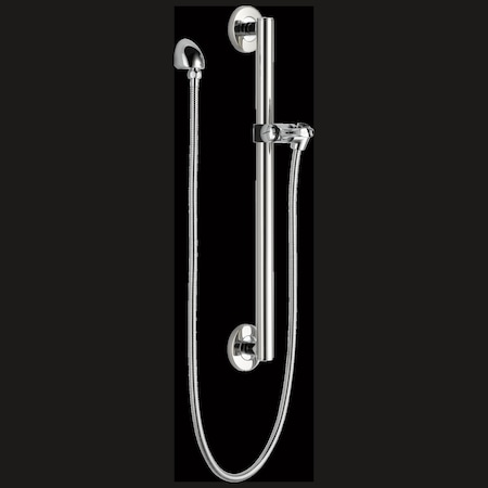 Delta Universal Showering Components Adjustable Slide Bar / Grab Bar Assembly with Elbow 51600